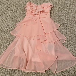 Bebe Baby Pink Ruffle Layered Dress - NWOT